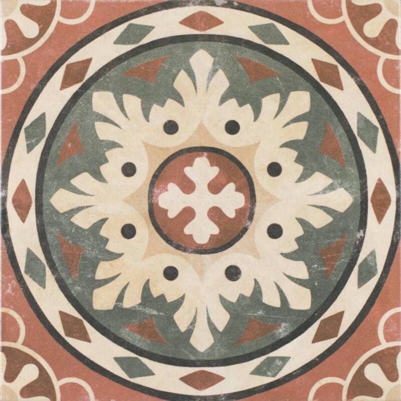 Tinker - Carrelage carreaux de ciment Habana motif 25x25 cm