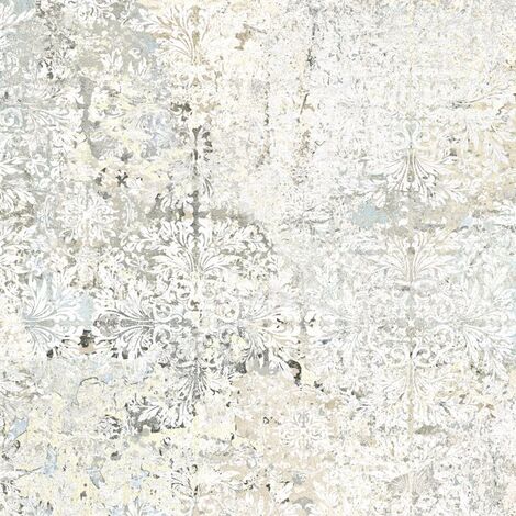 Carrelage décor floral vieilli CARPET SAND NATURAL 59.2x59.2 cm - R9 - 1.402m²
