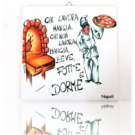 Carrelage Décoratif Diseuse De Bonne Aventure Céramique Qui Travaille Mange