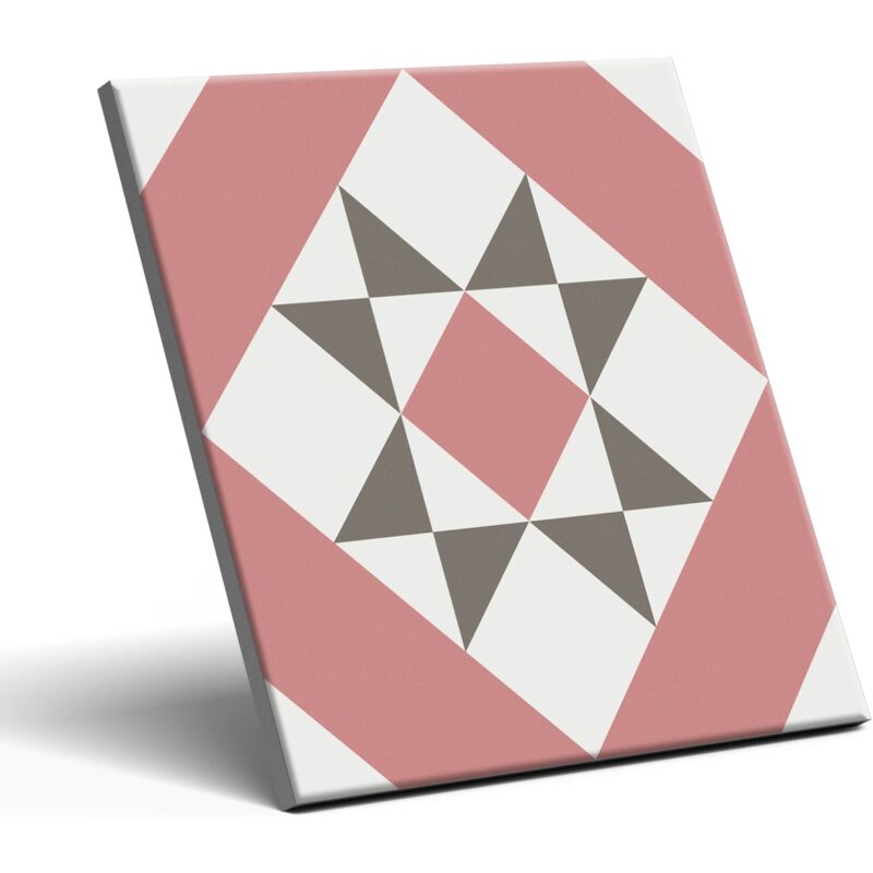 Carrelage Décoratif en Porcelaine Patchwork Victorien EMILY 20x20 cm Qualité. ET