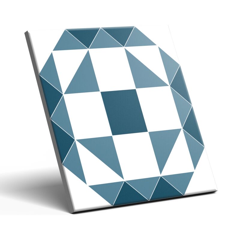 Carrelage Décoratif en Porcelaine Patchwork Victorien Marion 20x20 cm Qualité. ET