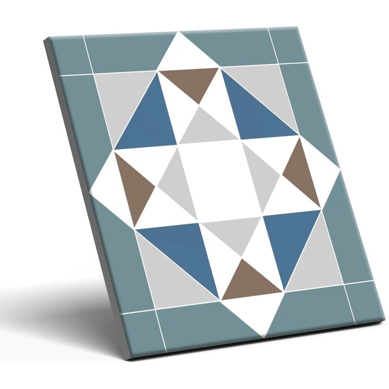 Carrelage Décoratif en Porcelaine Patchwork Victorien SALLY 20x20 cm Qualité. ET