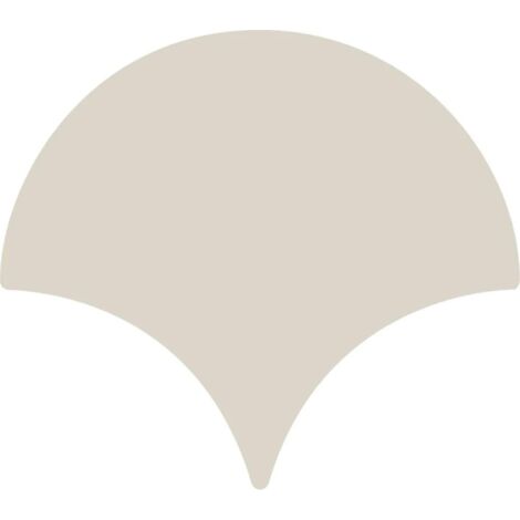 Carrelage ecaille de poisson Fisho beige Brillant 15x17 cm