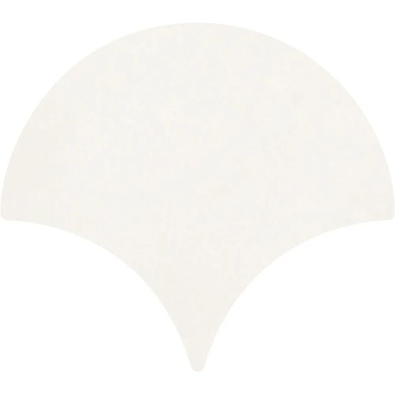 Tinker - Carrelage ecaille de poisson Fisho blanc brillant 15x17 cm