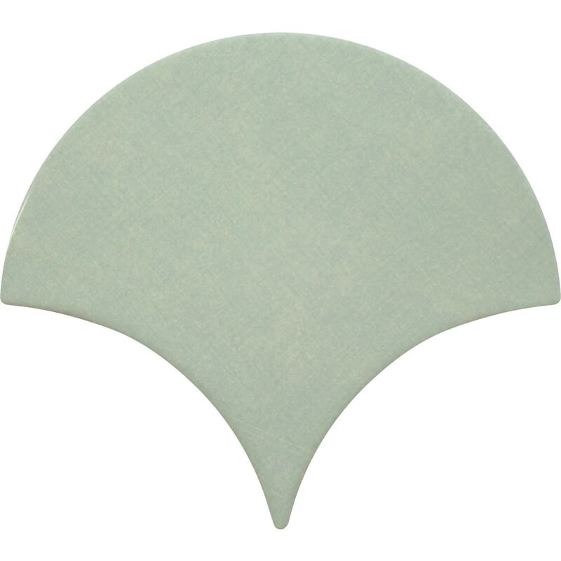 Tinker - Carrelage Ecaille de poisson Fisho vert Brillant 13.5x15 cm