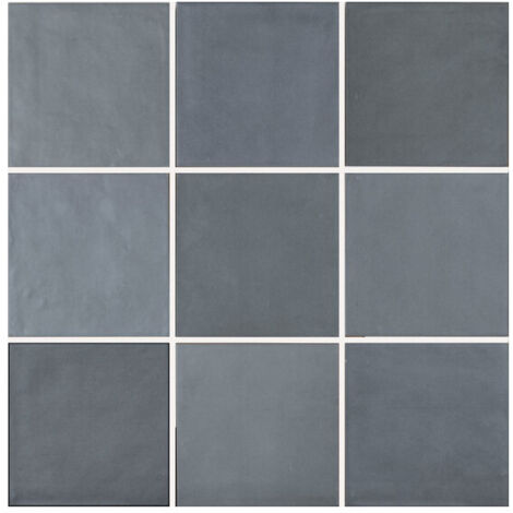 Carrelage effet argile DUST UNI 15x15cm Bleu - boîte de 0.50 m2 UNI 15x15 cm 7d868f - - boîte de 0.59 m2