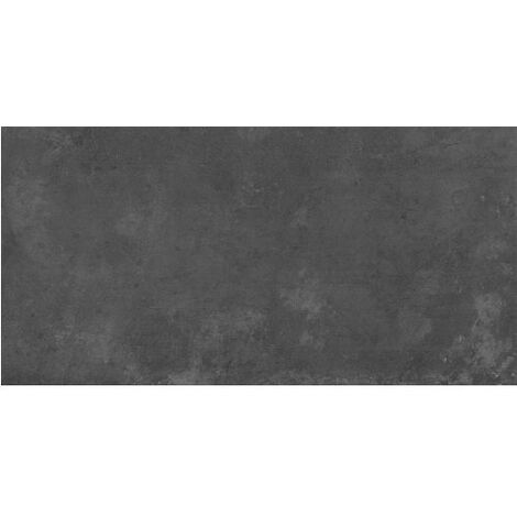 Carrelage effet Béton ICON UNI BLACK 30x60cm rect-1.26m²
