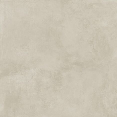 Carrelage effet béton pleine masse - TIMELINE BEIGE 80X80 - Rectifié R10 - 1.28m²