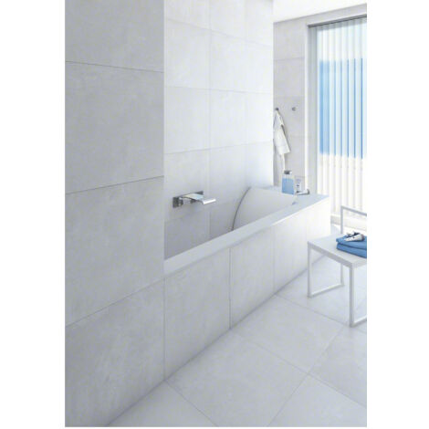 Carrelage effet ciment RIFT 60x60cm Gris clair - Mat - boîte de 1.08 m2 60x60 cm Gris clair - Mat - boîte de 1.08 m2