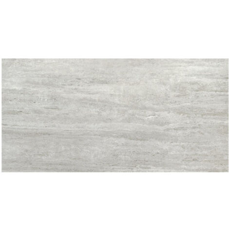 Carrelage effet marbre TRAVERTINO 120x60cm Travertino silver - Anti-dérapant Classe 3 - boîte de 1.44 m2 120x60 cm Travertino silver - Anti-dérapant