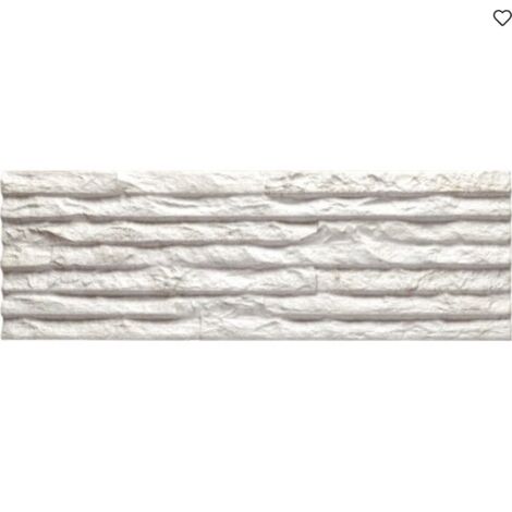 Carrelage effet parement Castellana blanc neige 15×45  cm - Réflex Boutique