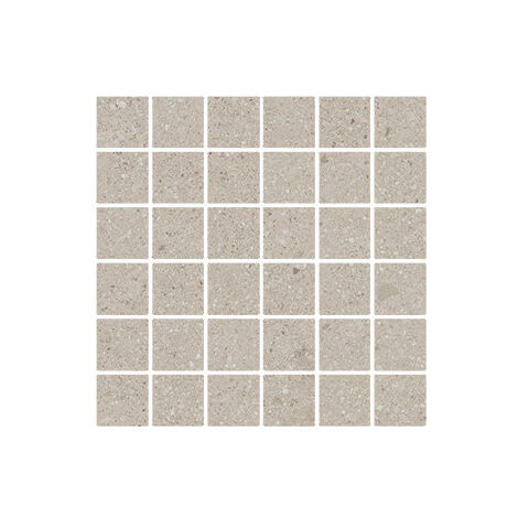 Carrelage effet pierre PANGEA GEA Mosaïque 5x5cm Greige (gris/beige) - Naturel - boîte de 1.08 m2 - Mosaïque 5x5cm Greige (gris/beige) Mosaïque 5x5 c