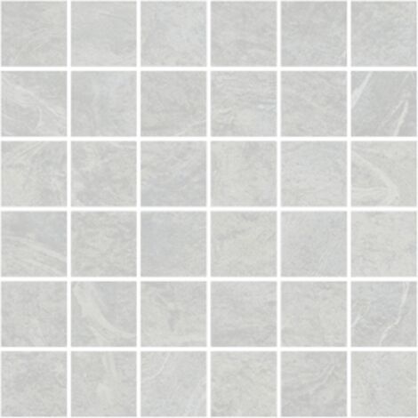 Carrelage effet pierre PIETRA SALERNO Mosaïque 5x5cm Gris - Naturel -   - Mosaïque 5x5cm Gris -   - Mosaïque 5x5 Mosaïque 5x5 cm Gris - Naturel - boî