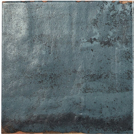 Carrelage effet rustique ROCK 14x14cm Bleu - boîte de 0.50 m2 14x14 cm Bleu -  - boîte de 0.50 m2
