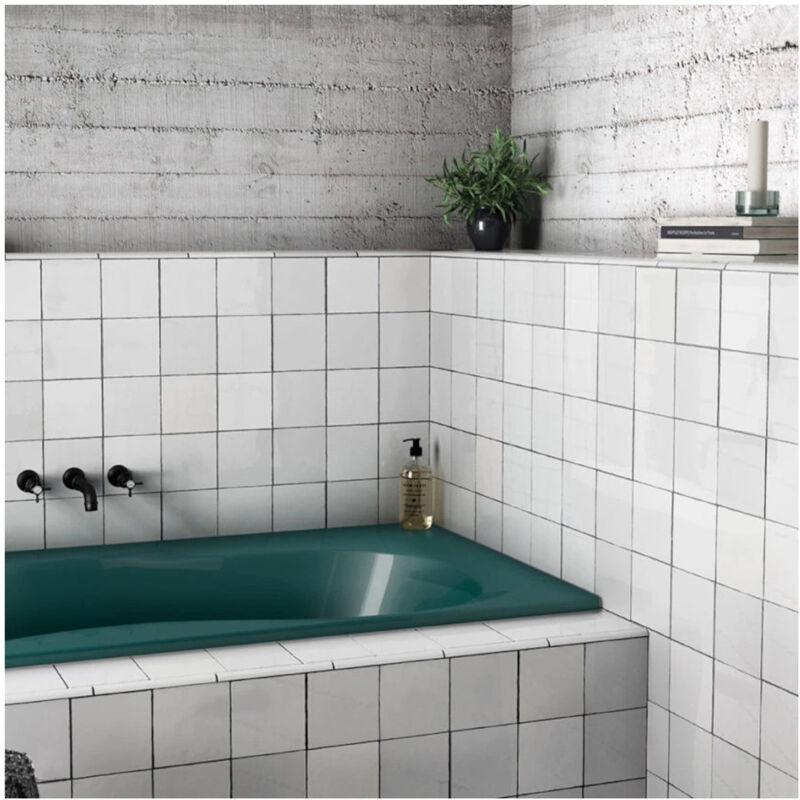 Nais - Baguette de finition pour Carrelage mural faïence effet zellige artisan 13,2x13,2cm et 20x6,5cm Bullnose Jolly 20x1,2 cm boîte de 4 ml / pas