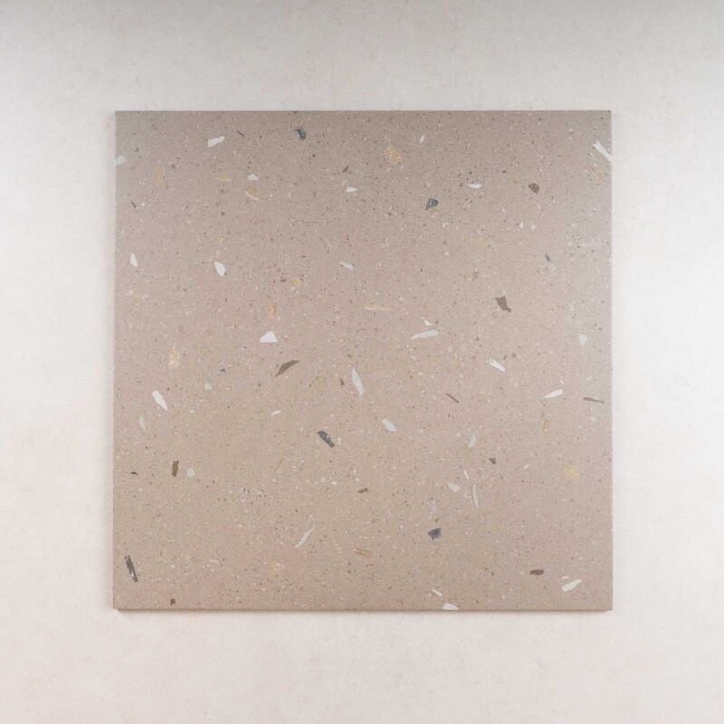 Carrelage Effet Terrazzo croccante 80x80 Avellana (1,28m²) - Les Carreaux de Jean