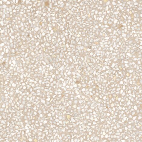 Carrelage effet terrazzo PORTOFINO 80x80cm Crème - Sable - Mat - boîte de 1.28 m2 80x80 cm Crème - Sable - Mat - boîte de 1.28 m2