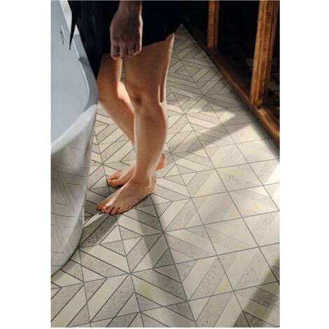 Carrelage effet terrazzo WIND PRESCORED 60x60cm Beige - Naturel - boîte de 1.40 m2 60x60 cm Beige - Naturel - boîte de 1.40 m2