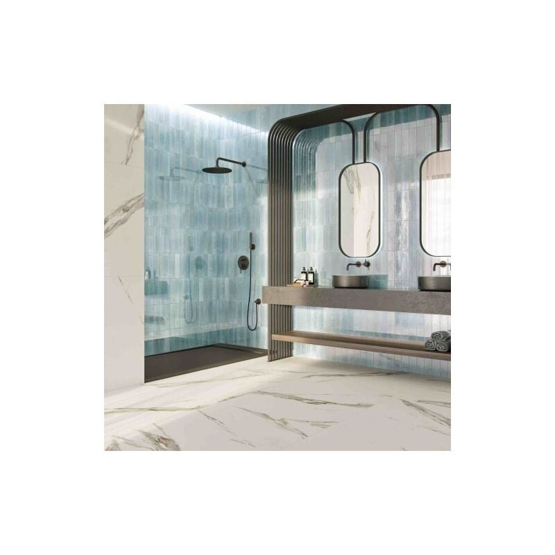 Dune - Carrelage Effet Zellige agadir Agua 7x28cm (0,51m2) - Les Carreaux de Jean