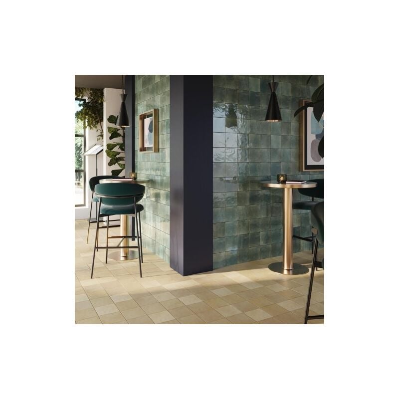 Dune - Carrelage Effet Zellige agadir Selva 14,7x14,7cm (0,95m2) - Les Carreaux de Jean