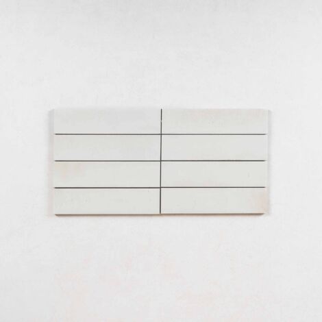 Carrelage Effet Zellige Blanc Cassé TANGER 6x24 Off White (0,52m²) - Les Carreaux de Jean