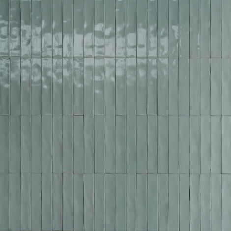 Carrelage Effet Zellige LUZ Azzuro Polvere 5,3x30cm (0,54m²) - Les Carreaux de Jean