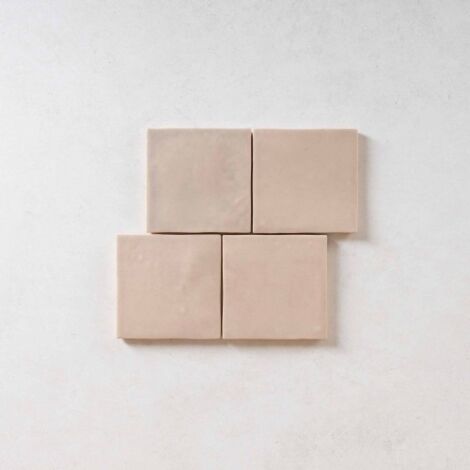 Carrelage Effet Zellige MANARA CLAY 10x10cm (0,44m2) Sahara White - Les Carreaux de Jean