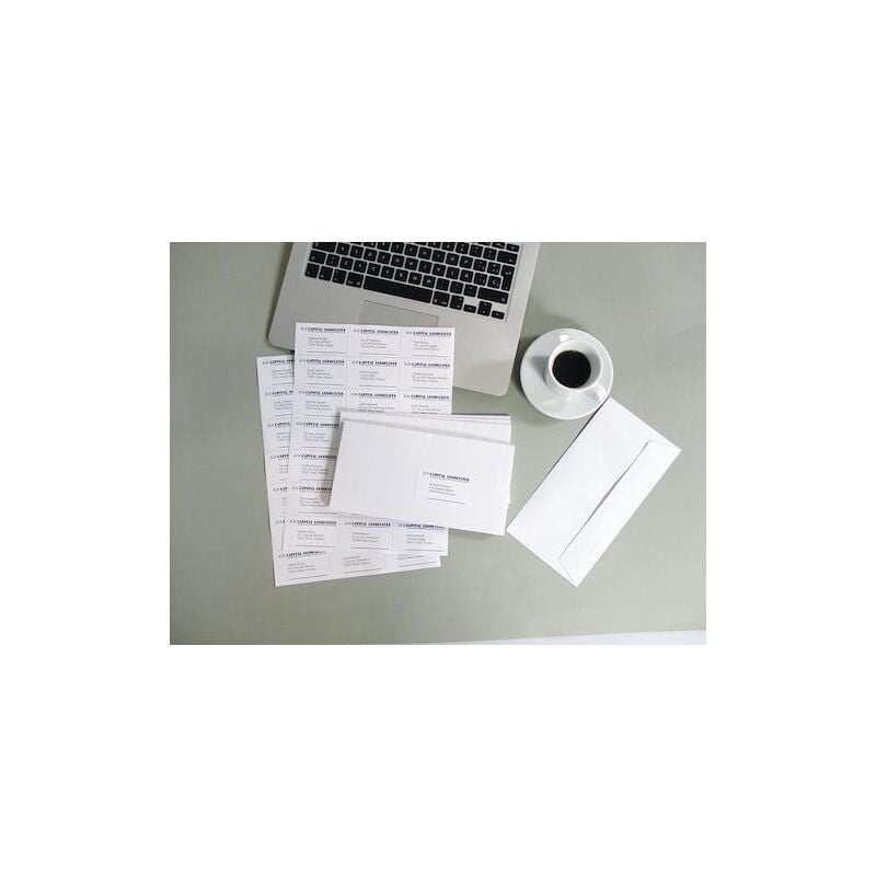 Étiquettes adresses 63,5 x 46,6 mm Agipa 100981 - Boîte de 1800