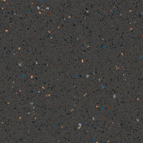 Carrelage extérieur antidérapant effet terrazzo uni noir 20x20 cm MICRA R Grafito (Vendu par boite de 1m2)