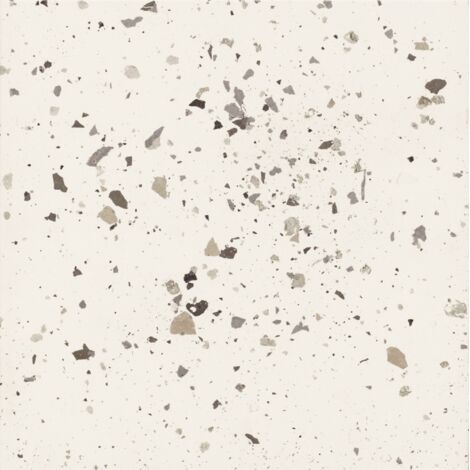 Carrelage extérieur effet terrazzo Fragment neige R11 14 mm 32,9x32,9 cm - Reflex Boutique
