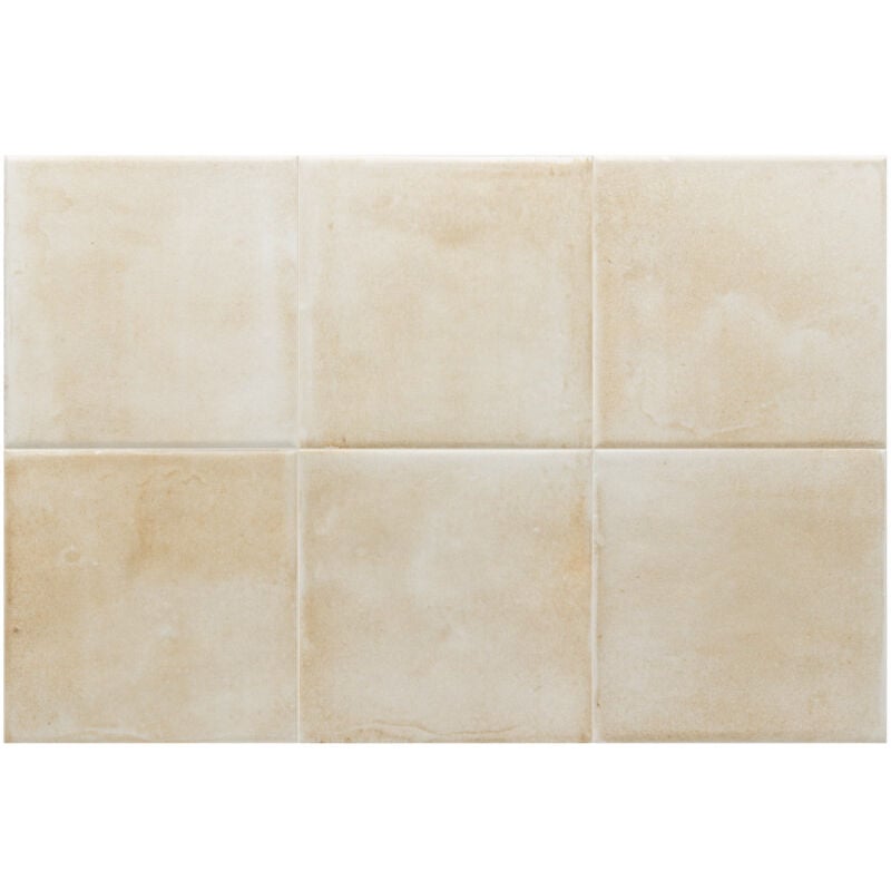 Carrelage extérieur piscine carré beige mate 15x15 cm SPA&POOLS CANVAS MAT (vendu par boite de 0,50m2)