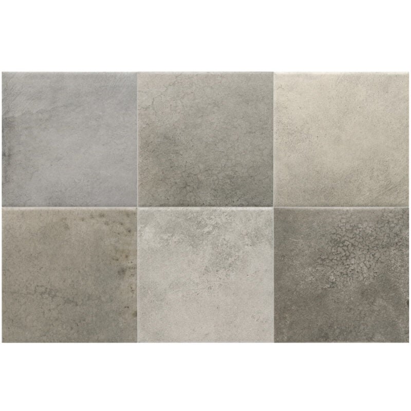 Carrelage extérieur piscine carré gris mate 15x15 cm SPA&POOLS shadow mat (vendu par boite de 0,50m2)