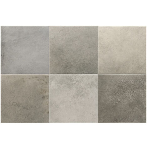 Carrelage extérieur piscine carré gris mate 15x15 cm SPA&ampPOOLS SHADOW MAT  (vendu par boite de 0,50m2)