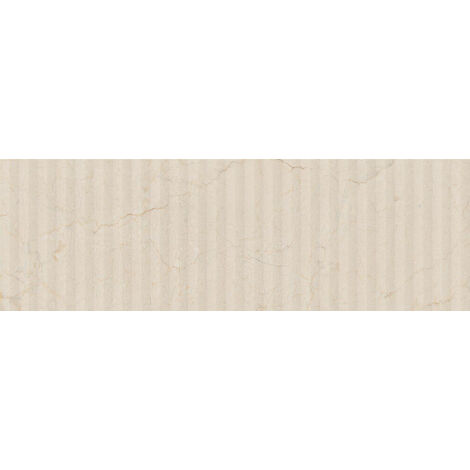 Carrelage faïence mur effet terrazzo beige 32x99 cm à relief CREAM R DESERT (vendu par boite de 1,27m2)