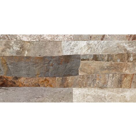 Carrelage faience murale Norway marron  25x50 cm