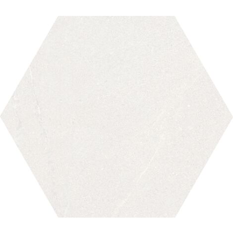 Carrelage grand format HEXAGONO SEINE BLANC 51.9x59.9 cm - 0.93 m²