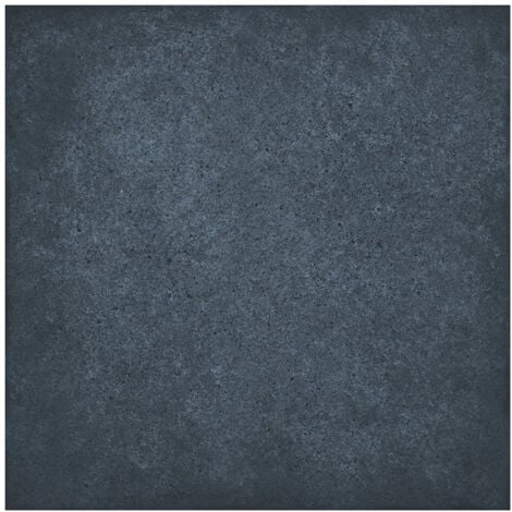 Carrelage grès cérame effet carreau ciment ART NOUVEAU UNI 20x20 cm Bleu foncé - Mat - boîte de 1 m2 - Gioia Materia