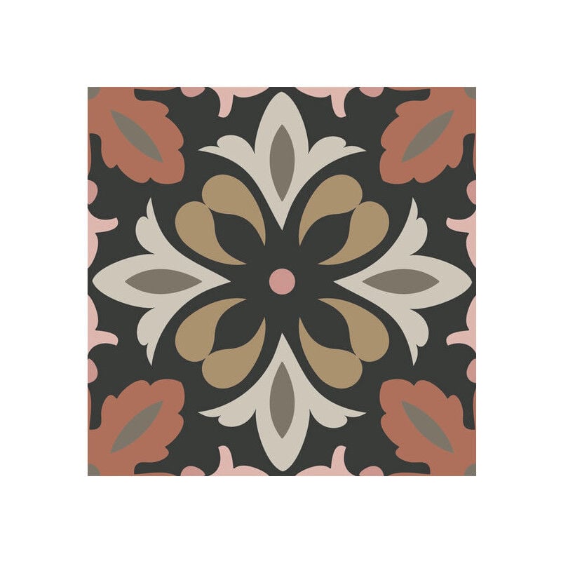 Carrelage grès cérame effet carreau de ciment garden 15x15 cm garden day - - boîte de 0.50 m2 Gioia Materia