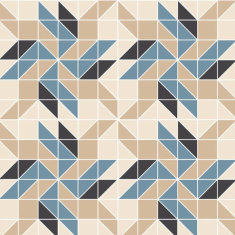 Carrelage grès cérame VICTORIAN LAGON 30x30 cm  -  - boîte de 1.26 m2