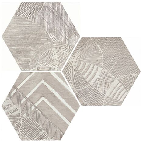 Carrelage hexagonal aspect végétal NORTH SAND DECOR 25x30 cm - 0.935m²