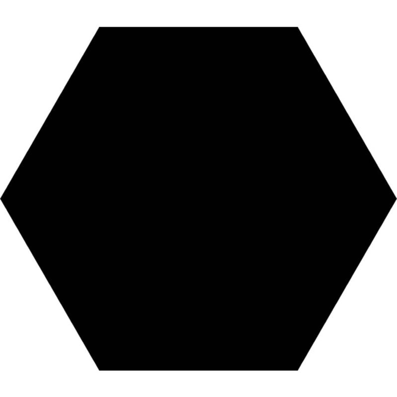 Tinker - Carrelage hexagonal basic noir hex 49x56 cm