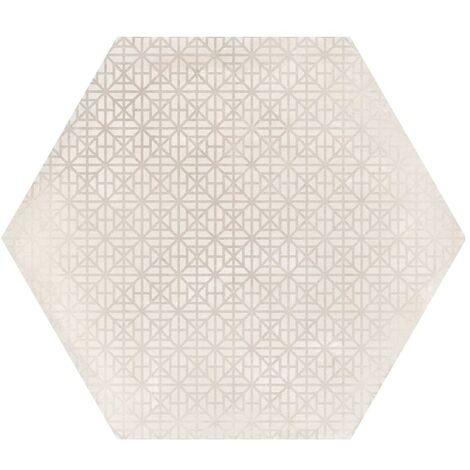 Carrelage hexagonal décor beige 29.2x25.4cm URBAN HEXAGON MÉLANGE NATURAL 23601 R9 - 1m²