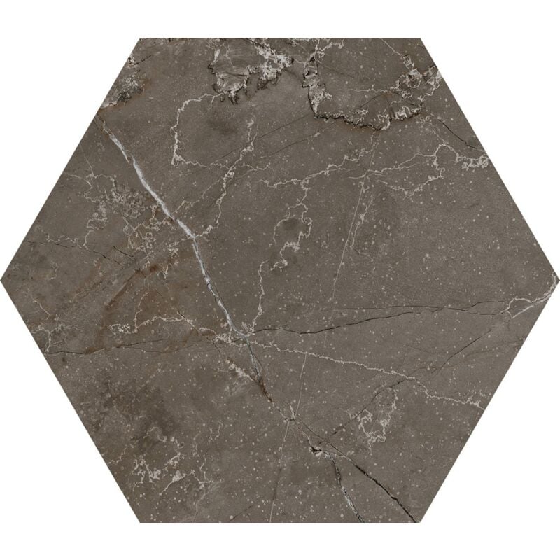 Tinker - Carrelage hexagonal Marco metal bronze 22x25 cm