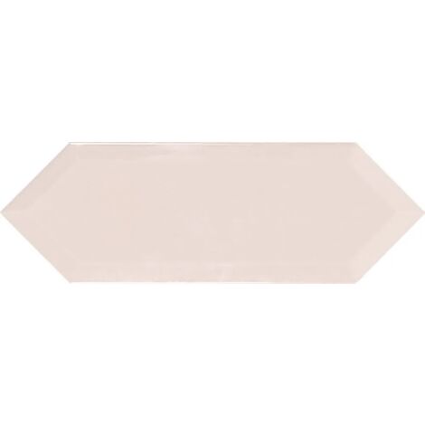 Carrelage hexagonal Plato rose Brillant 10x30 cm