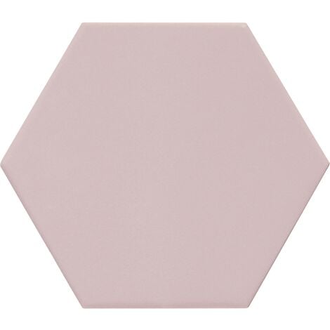 Carrelage hexagonal rose KROMATIKA ROSE R10 - 11.6x10.1cm - 26465 - 0.43 m²