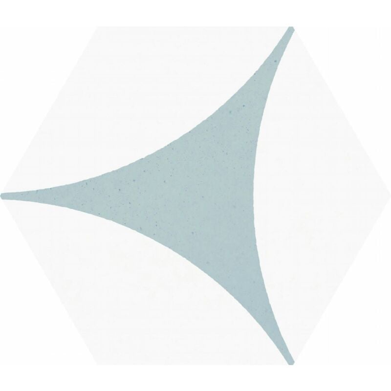 Tinker - Carrelage hexagonal serenzo bleu ocean 25x25 cm