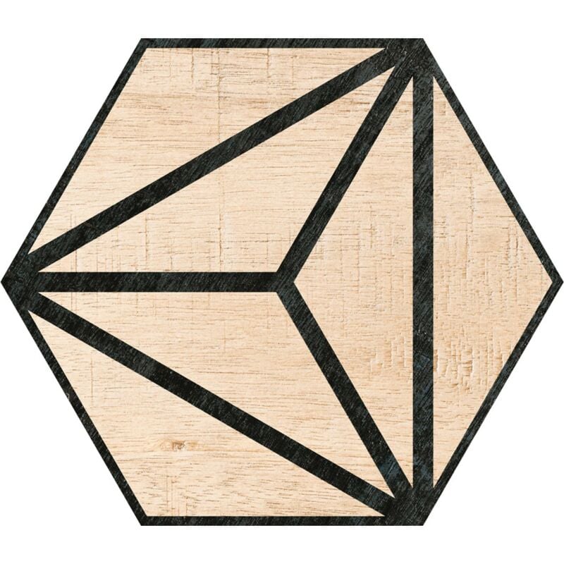 Tinker - Carrelage hexagonal urbaneo beige 25x25 cm