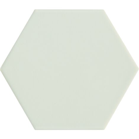 Carrelage hexagonal vert hexagonal KROMATIKA MINT R10 - 11.6x10.1cm - 26468 - 0.43m²