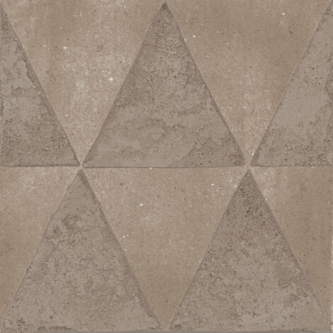 Carrelage Imitation Carreaux De Ciment 20x20 ART CRAFT Argilla Triangoli (0,96m²) - Les Carreaux de Jean
