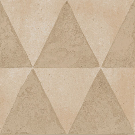 Carrelage Imitation Carreaux De Ciment 20x20 ART CRAFT Calce Triangoli (0,96m²) - Les Carreaux de Jean